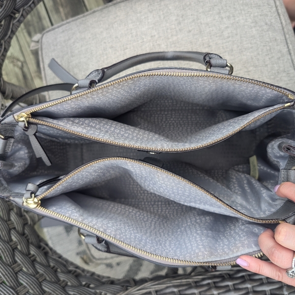 Kate Spade Gray Satchel Purse - Picture 3 of 5